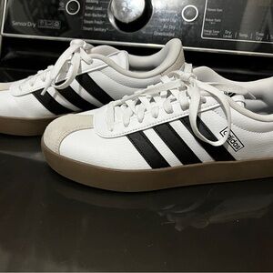 Adidas White and Black Classic Sneakers